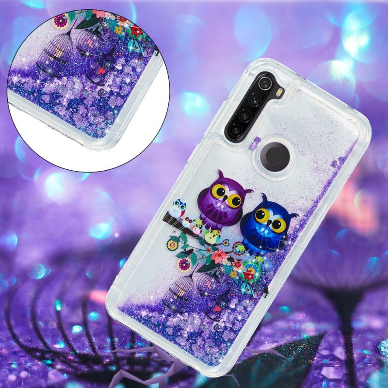 Hoesje Xiaomi Redmi Note 8T Glitter Uiltjes