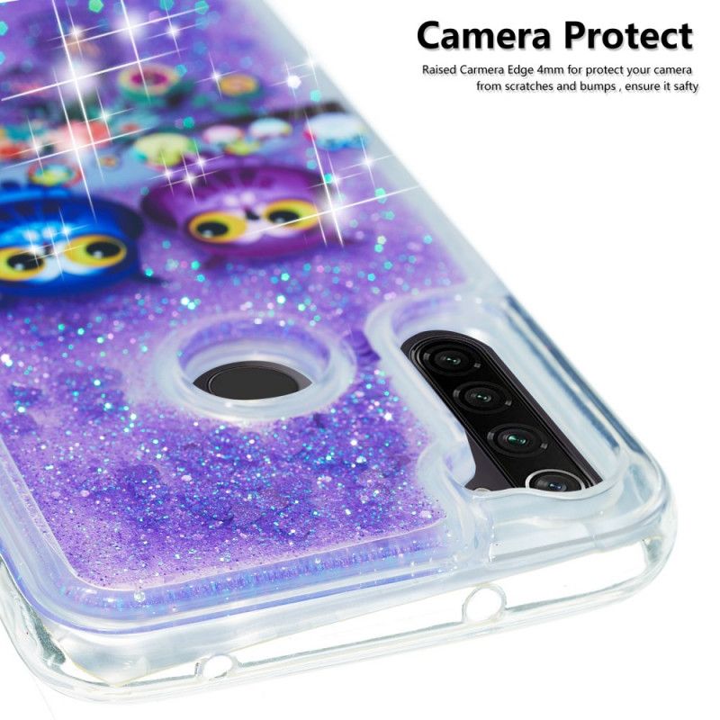 Hoesje Xiaomi Redmi Note 8T Glitter Uiltjes