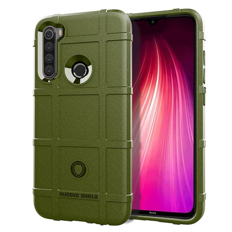 Hoesje Xiaomi Redmi Note 8T Grijs Zwart Robuust Schild