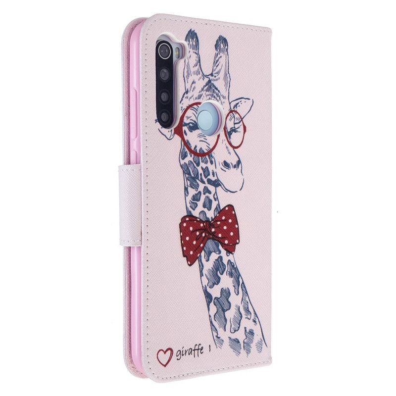 Leren Hoesje voor Xiaomi Redmi Note 8T Nerdgiraf