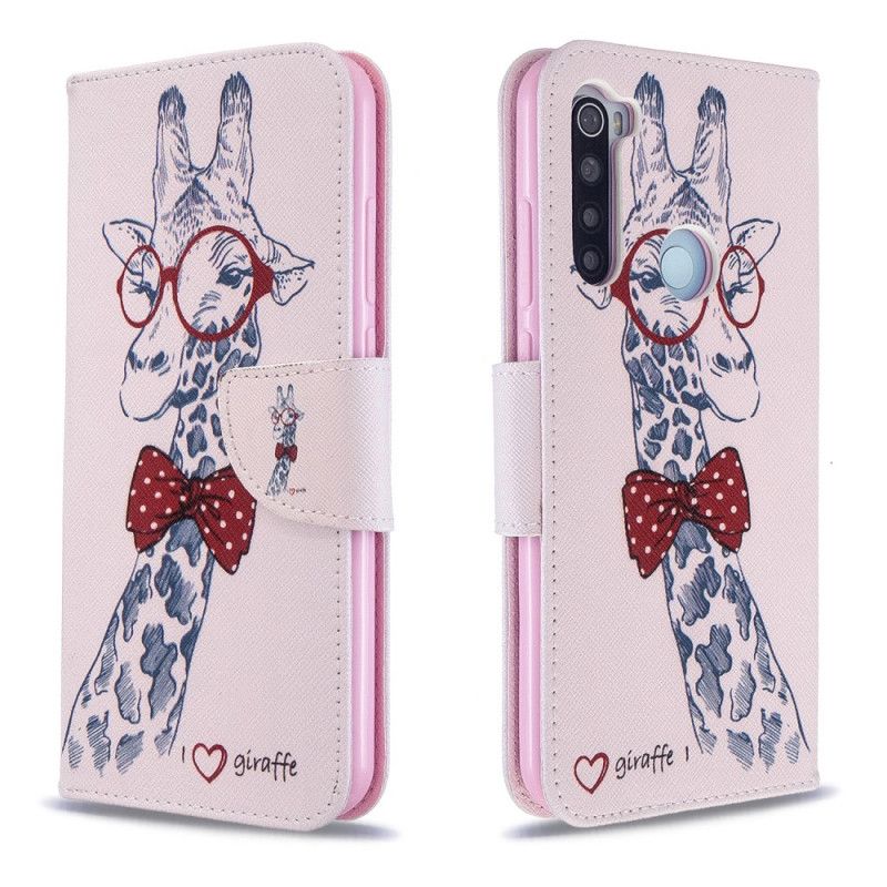 Leren Hoesje voor Xiaomi Redmi Note 8T Nerdgiraf