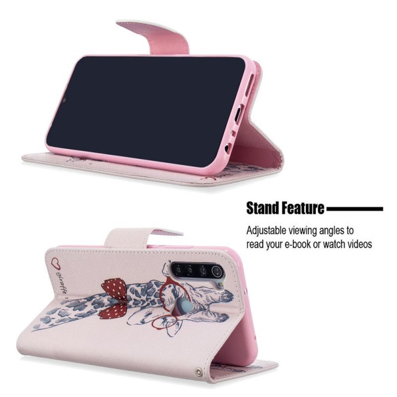 Leren Hoesje voor Xiaomi Redmi Note 8T Nerdgiraf