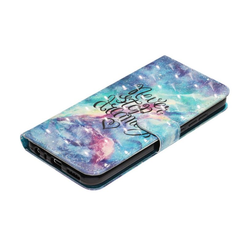 Leren Hoesje Xiaomi Redmi Note 8T Stop Nooit Met Riem