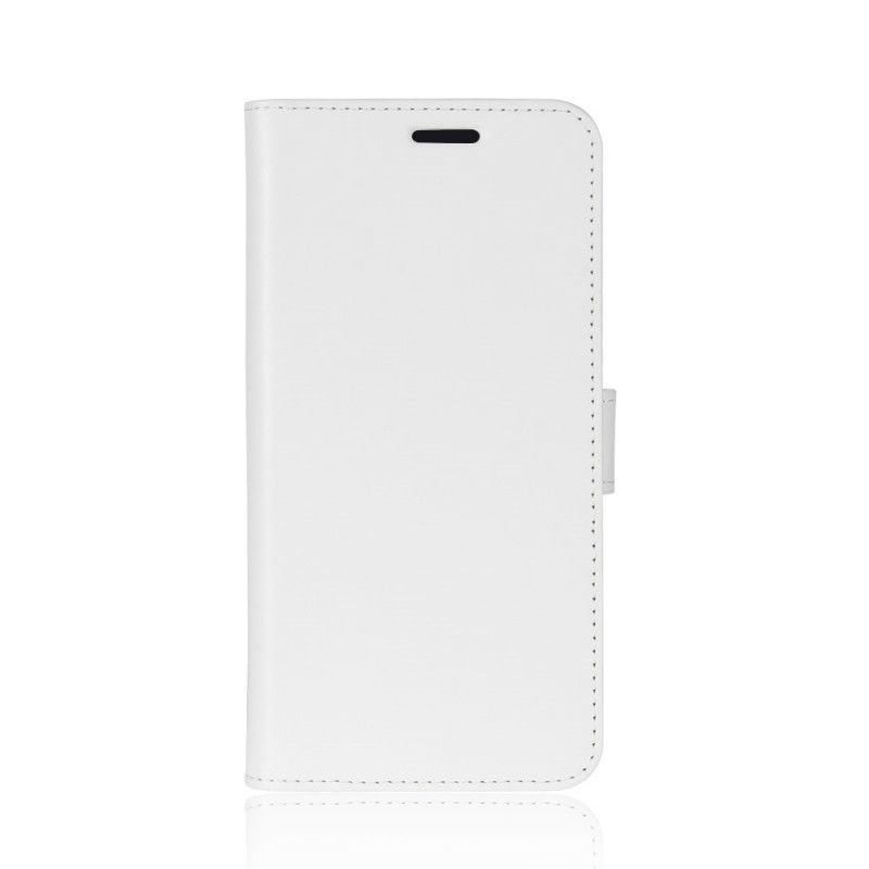 Leren Hoesje Xiaomi Redmi Note 8T Wit Zwart Ultra Kunstleer