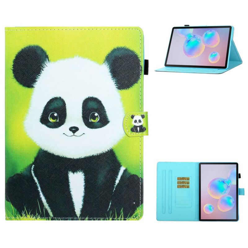 Cover Folio-hoesje Samsung Galaxy Tab S7 Telefoonhoesje Schattige Panda