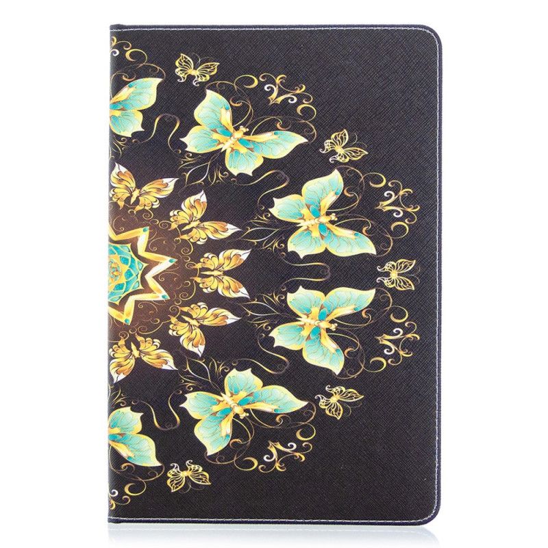 Cover Samsung Galaxy Tab S7 Donkerblauw Zwart Kunstvlinders