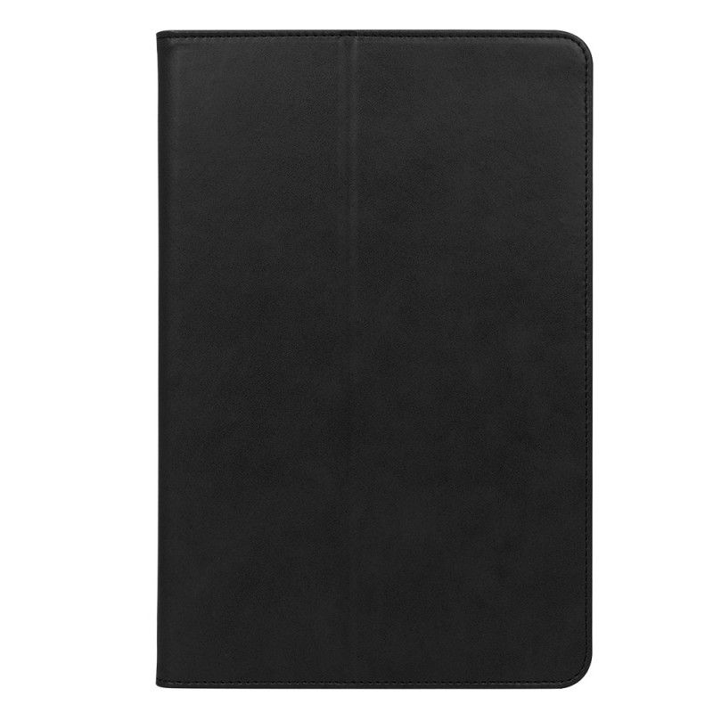 Cover Samsung Galaxy Tab S7 Rood Zwart Lederen Stijl Met Riem