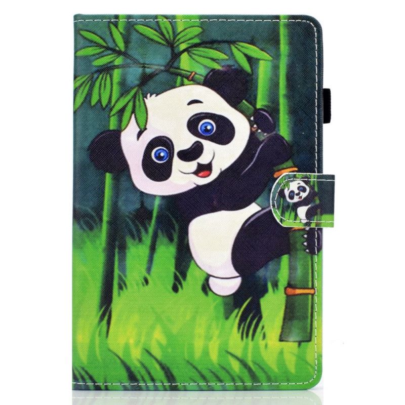 Leren Hoesje voor Samsung Galaxy Tab S7 Panda