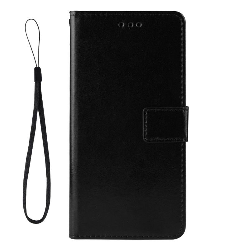 Cover Folio-hoesje Samsung Galaxy A50 Rood Zwart Telefoonhoesje Vierkant Kunstleer