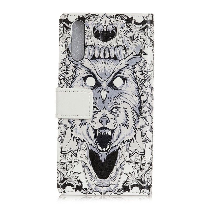 Cover Folio-hoesje Samsung Galaxy A50 Telefoonhoesje Woeste Dieren