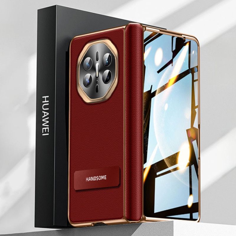 Hoesje Huawei Mate X6 Gestructureerd Kunstleer Met Schermbeschermer