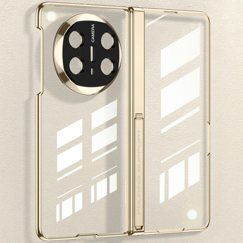 Hoesje Huawei Mate X6 Transparant Met Scharnier En Gehard Glas