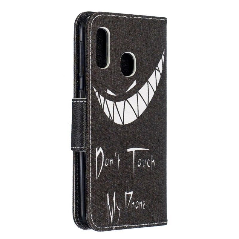 Cover Folio-hoesje Samsung Galaxy A20e Telefoonhoesje Duivelse Telefoon