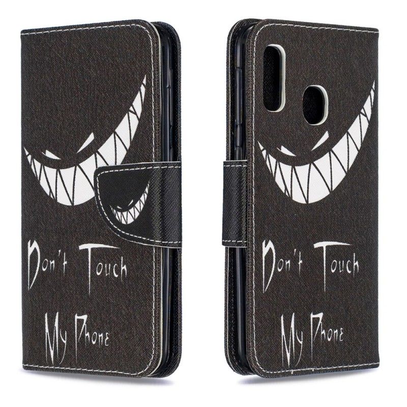 Cover Folio-hoesje Samsung Galaxy A20e Telefoonhoesje Duivelse Telefoon
