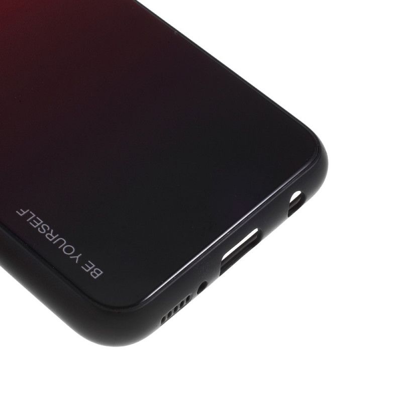 Cover Hoesje Samsung Galaxy A20e Roze Rood Telefoonhoesje Gegalvaniseerde Kleur