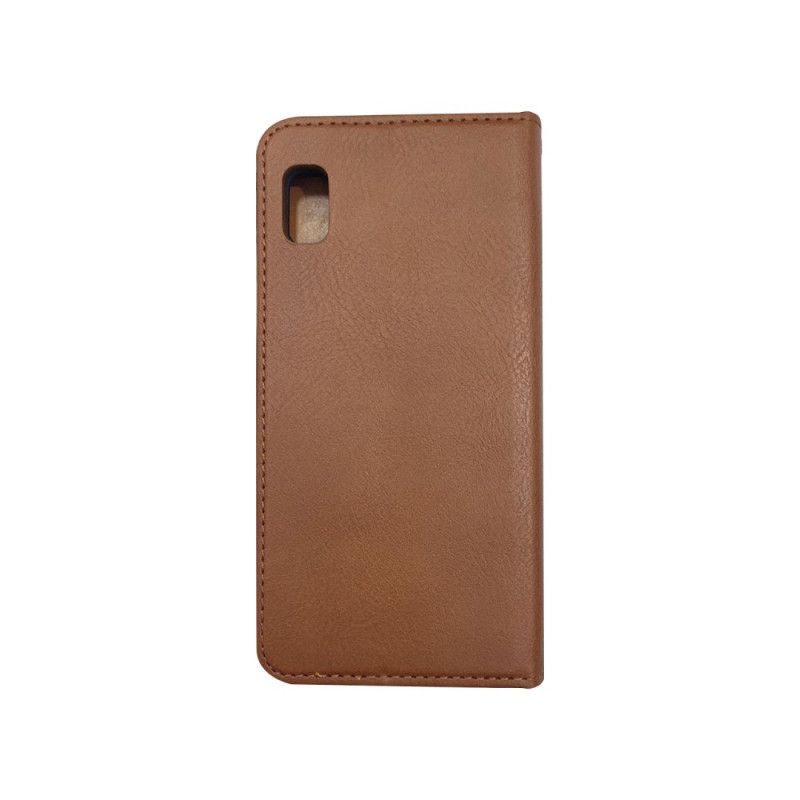 Folio-hoesje Samsung Galaxy A20e Rood Zwart Kaarthouder Van Imitatieleer