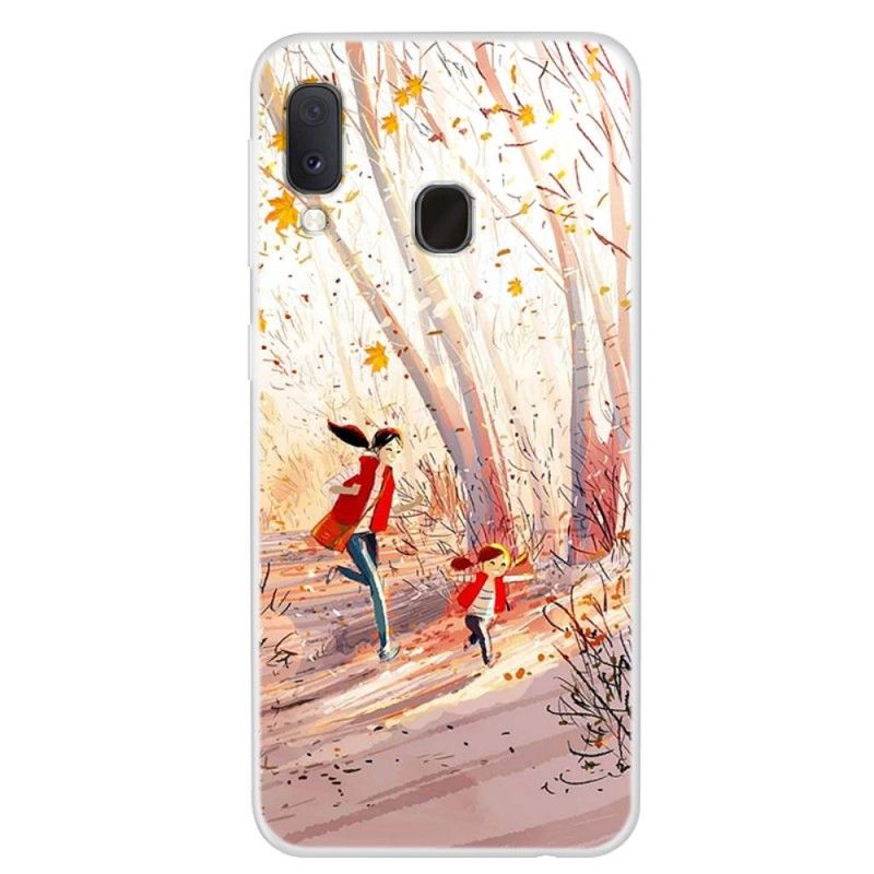 Hoesje Samsung Galaxy A20e Herfstlandschap