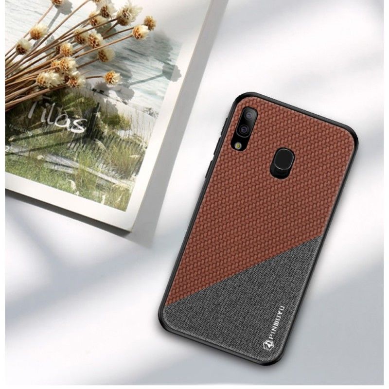 Hoesje Samsung Galaxy A20e Magenta Zwart Pinwuyo Eer-Serie
