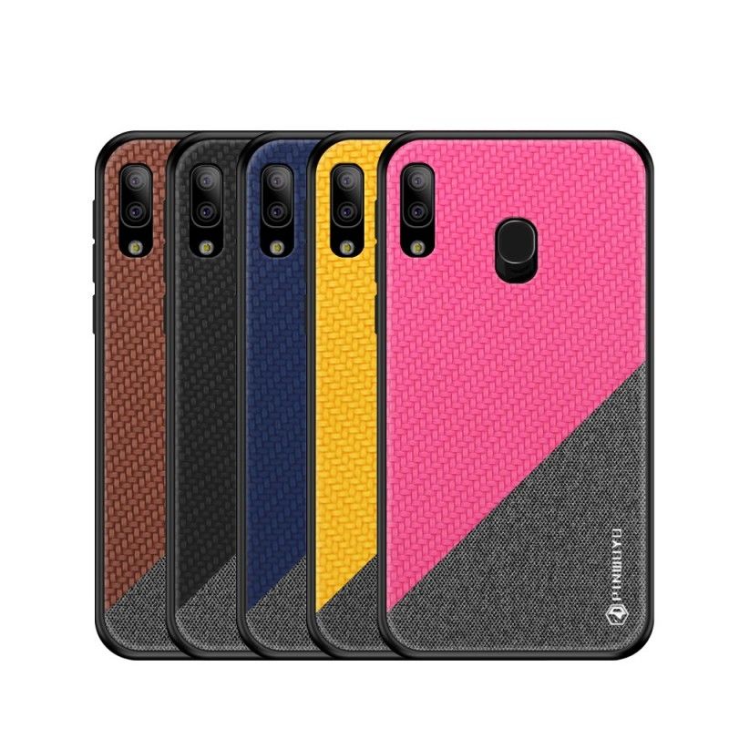 Hoesje Samsung Galaxy A20e Magenta Zwart Pinwuyo Eer-Serie