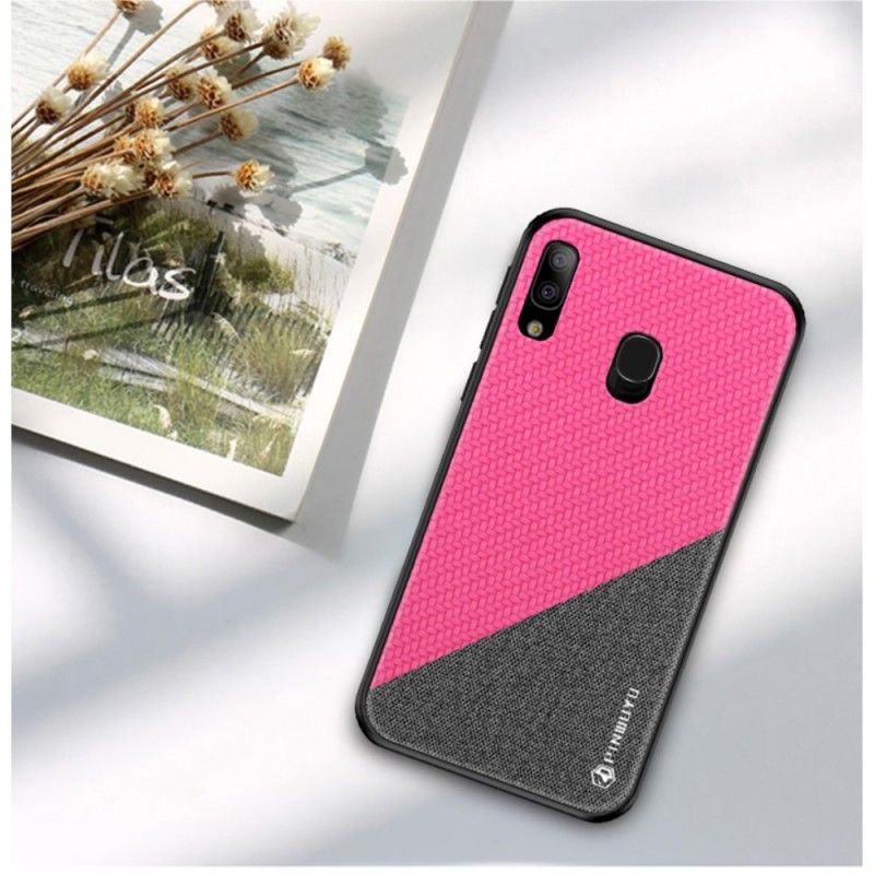Hoesje Samsung Galaxy A20e Magenta Zwart Pinwuyo Eer-Serie