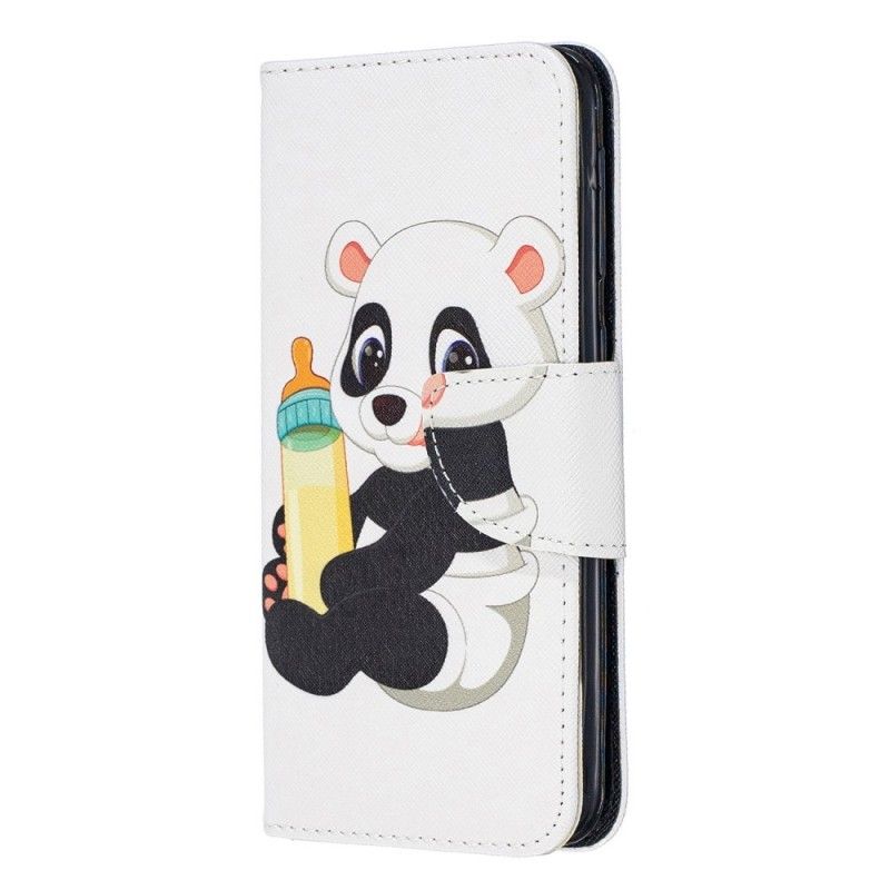 Leren Hoesje Samsung Galaxy A20e Babypanda