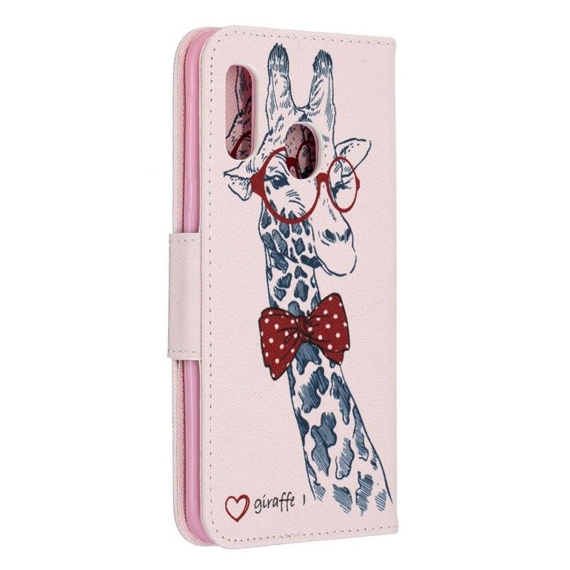 Leren Hoesje voor Samsung Galaxy A20e Nerdgiraf