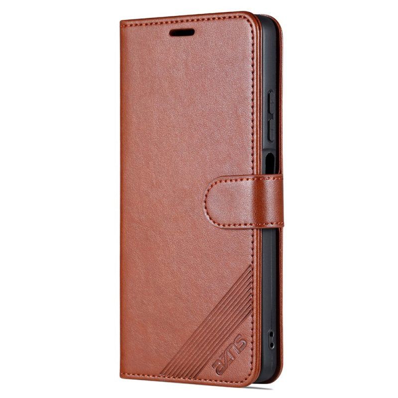 Folio-hoesje voor Xiaomi Redmi Note 12 Pro Plus Leer-effect