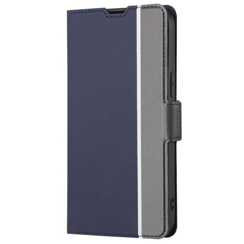 Folio-hoesje voor Xiaomi Redmi Note 12 Pro Plus Twee Toon