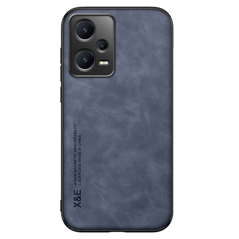 Telefoonhoesje voor Xiaomi Redmi Note 12 Pro Plus X&e Ledereffect Leer