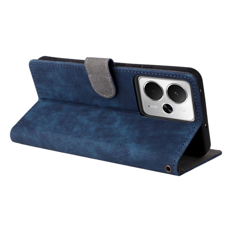 Folio-hoesje Realme 14t 5g Rfid-bescherming Suède-look