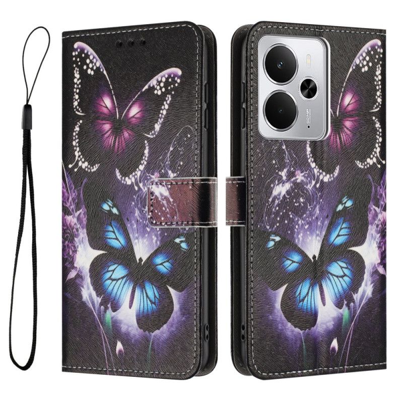 Folio-hoesje Realme 14t 5g Twee Vlinders