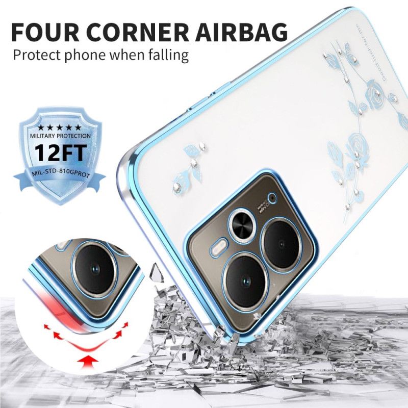 Hoesje Realme 14t 5g Kadem Strass-steentjes Bescherming Hoesje