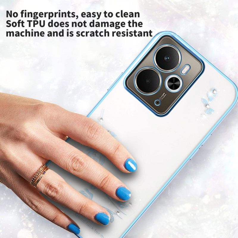 Hoesje Realme 14t 5g Kadem Strass-steentjes Bescherming Hoesje