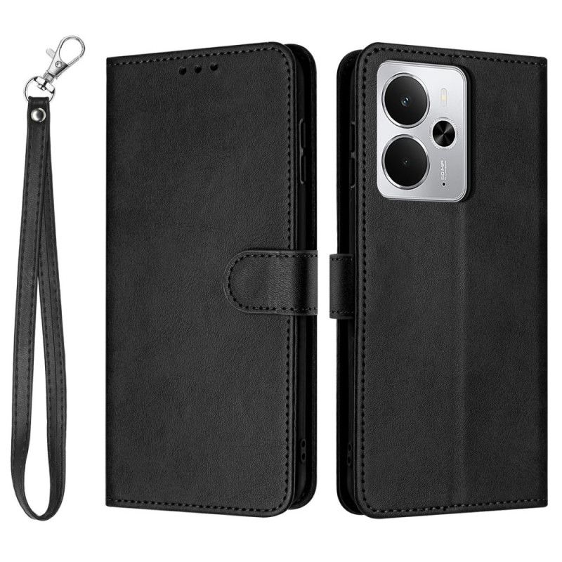 Leren Hoesje Voor Realme 14t 5g Leereffect Met Koord