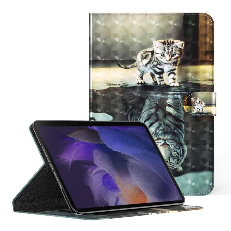 Folio-hoesje Samsung Galaxy Tab A8 (2021) Lichtvlek Cat's Dream