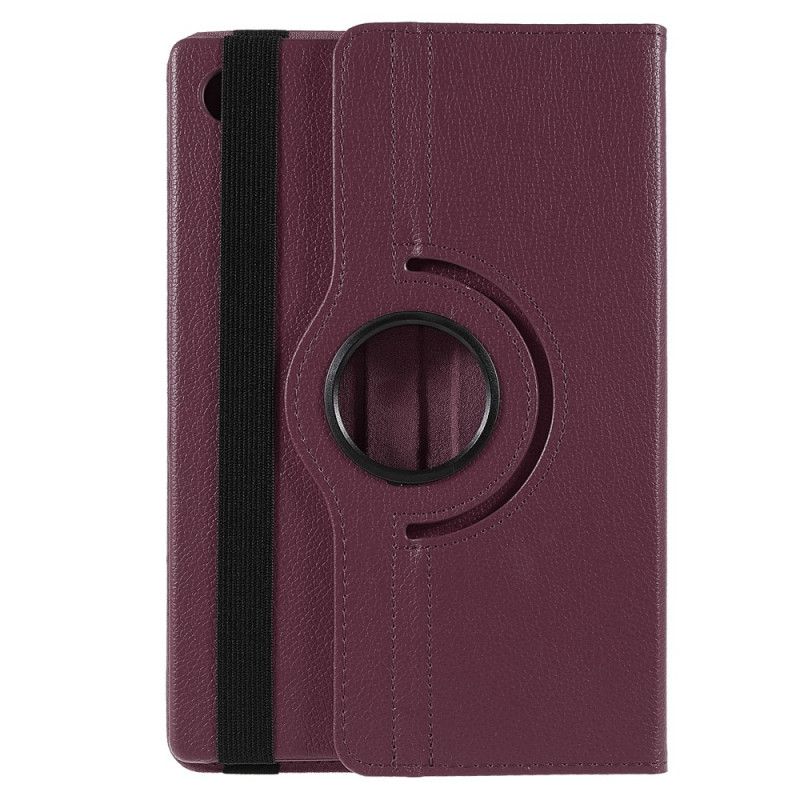 Folio-hoesje Samsung Galaxy Tab A8 Telefoonhoesje (2021) 360° Roterende Litchi Kunstleer