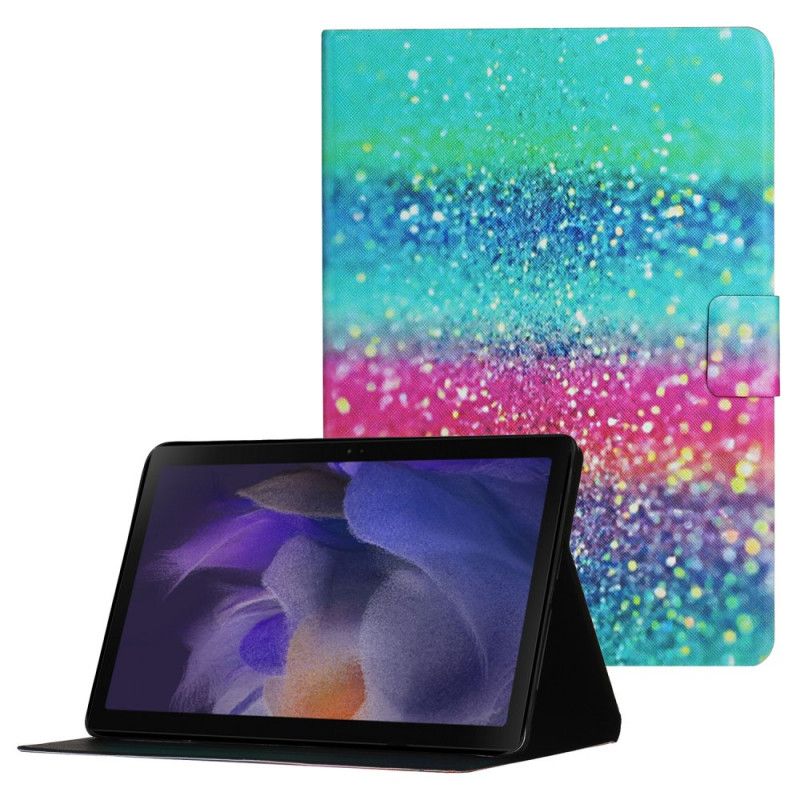 Folio-hoesje Samsung Galaxy Tab A8 Telefoonhoesje (2021) Glitterelement