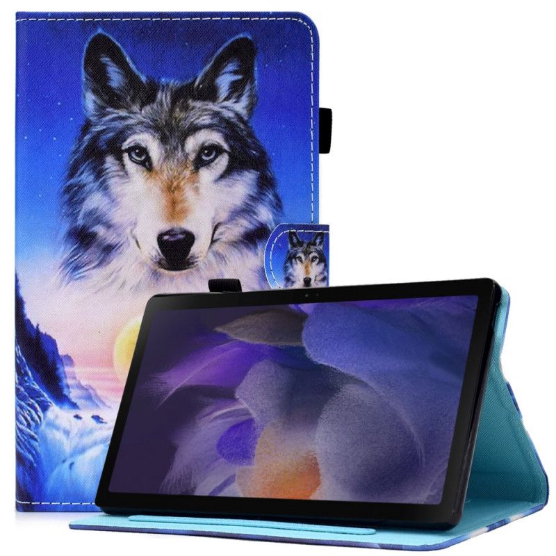 Folio-hoesje Samsung Galaxy Tab A8 Telefoonhoesje (2021) Mountain Wolf