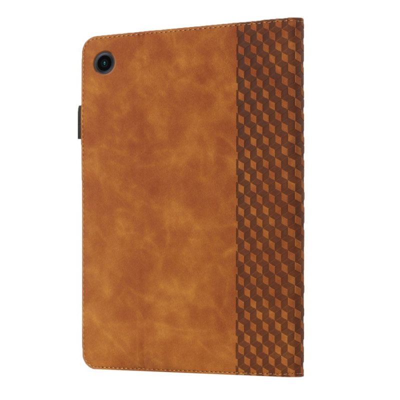 Hoesje Case Samsung Galaxy Tab A8 Telefoonhoesje (2021) Elastische Band Met Textuur