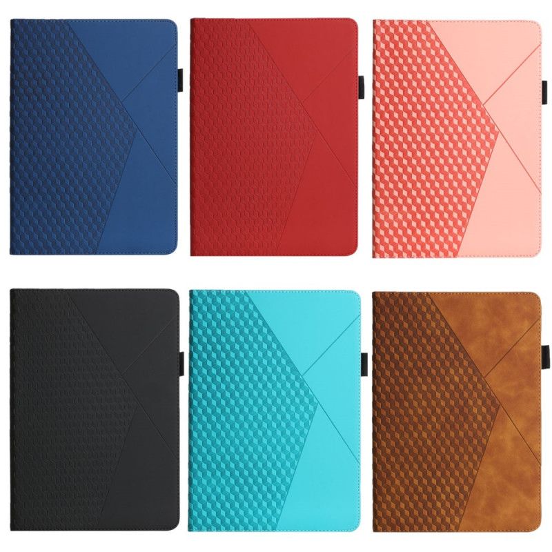 Hoesje Case Samsung Galaxy Tab A8 Telefoonhoesje (2021) Elastische Band Met Textuur