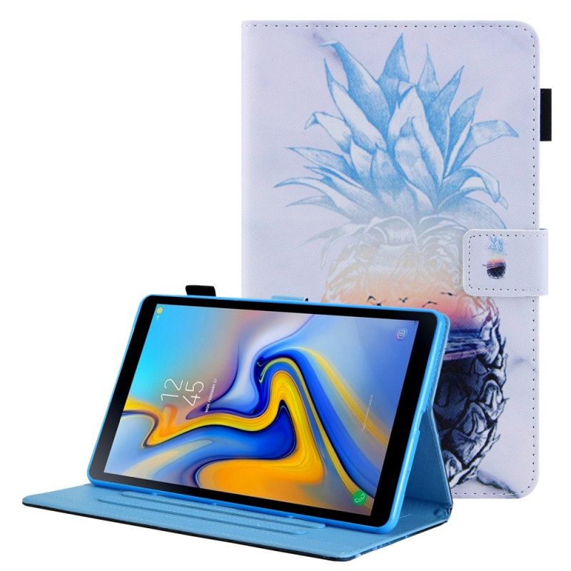 Leren Hoesje Samsung Galaxy Tab A8 (2021) Ananaspatroon Bescherming Hoesje