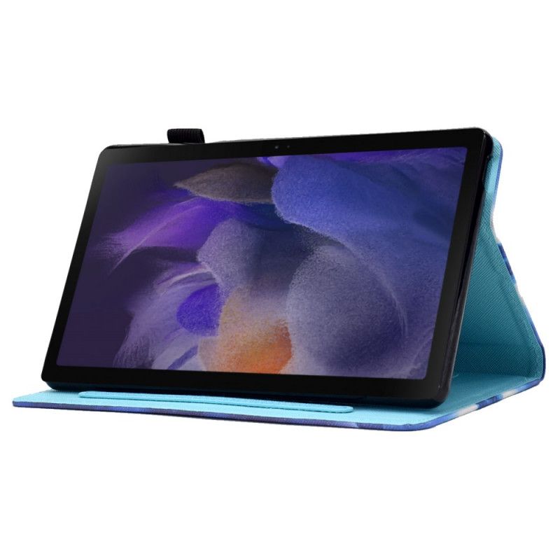 Leren Hoesje Samsung Galaxy Tab A8 (2021) Strandplezier Bescherming Hoesje