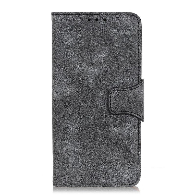 Bescherming Hoesje Xiaomi Mi Note 10 Lite Bruin Grijs Omkeerbare Magneetsluiting
