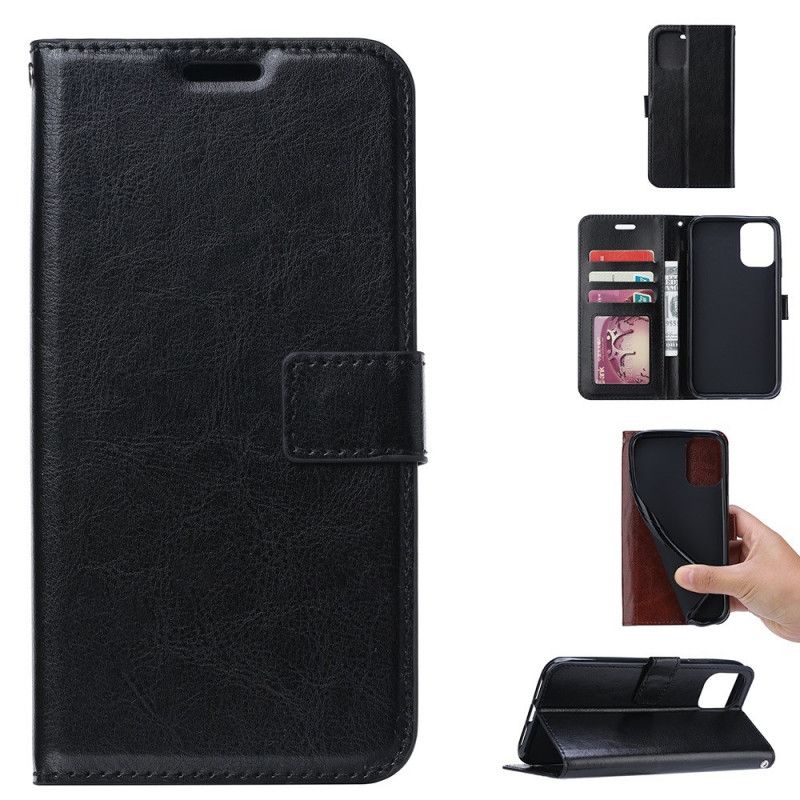 Bescherming Hoesje Xiaomi Mi Note 10 Lite Rood Zwart Extreem Slank Leereffect