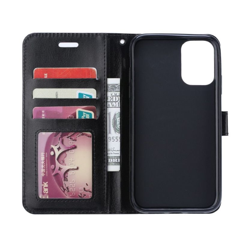 Bescherming Hoesje Xiaomi Mi Note 10 Lite Rood Zwart Extreem Slank Leereffect