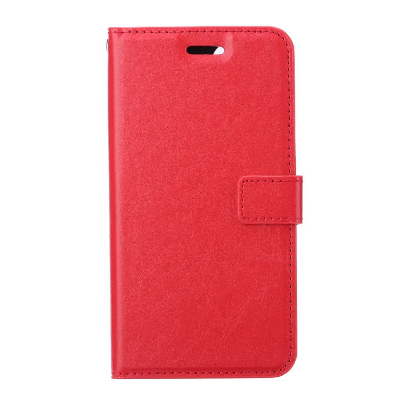 Bescherming Hoesje Xiaomi Mi Note 10 Lite Rood Zwart Extreem Slank Leereffect