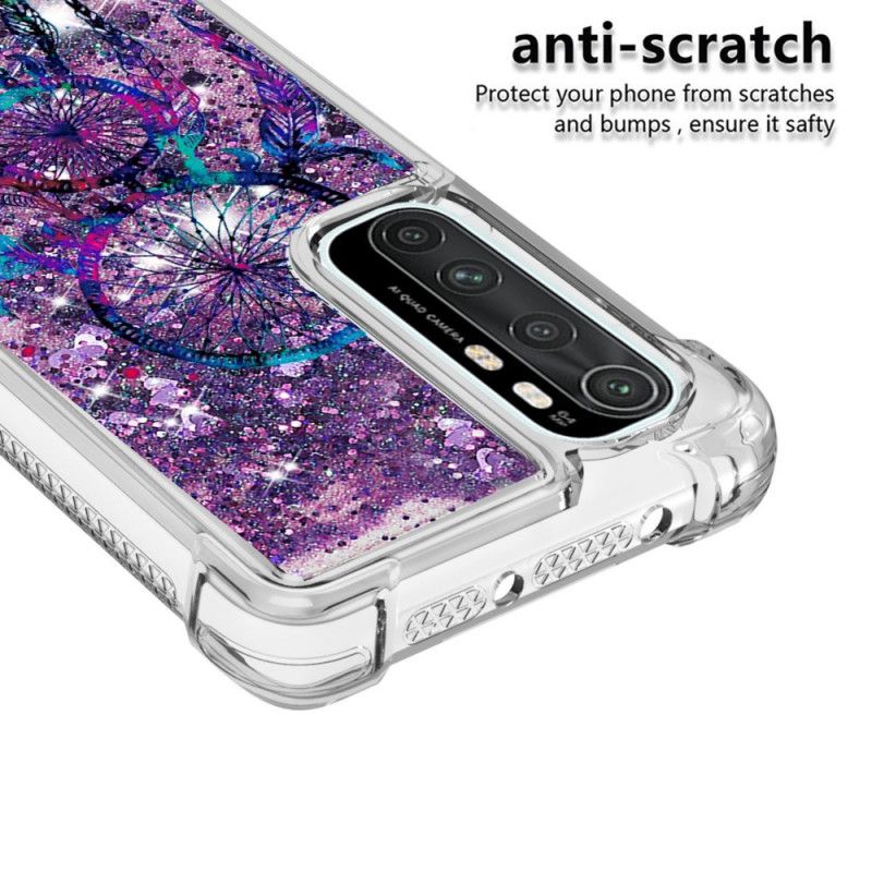 Case Hoesje Xiaomi Mi Note 10 Lite Telefoonhoesje Glitter Dromenvanger