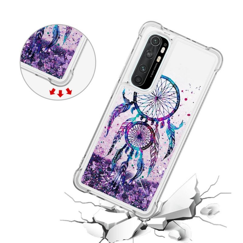 Case Hoesje Xiaomi Mi Note 10 Lite Telefoonhoesje Glitter Dromenvanger