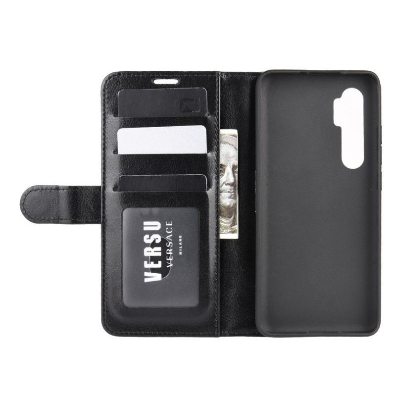 Cover Folio-hoesje Xiaomi Mi Note 10 Lite Wit Zwart Telefoonhoesje Ultra Kunstleer