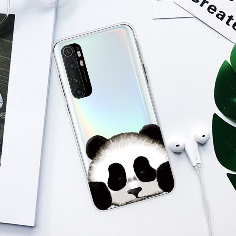 Cover Hoesje Xiaomi Mi Note 10 Lite Telefoonhoesje Transparante Panda